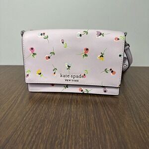 Kate Spade Cameron Wild Flower Ditsy Convertible Crossbody Bag in Lilac Lavender